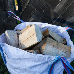 Mixed Hardwood and Softwood Logs